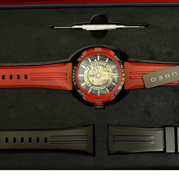 Nubeo 50mm Cupola Ltd Edition 006/600 Automatic Watch w/2 Silicone Straps $1350 - Picture 3 of 13